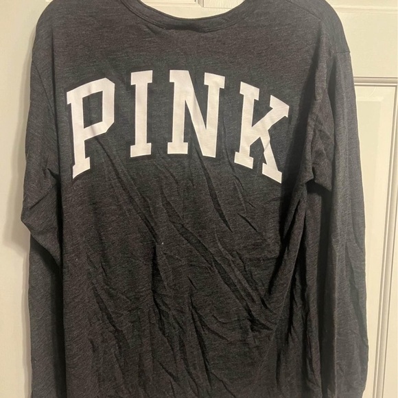 PINK Button UP Long Sleeve Shirt - Picture 2 of 3